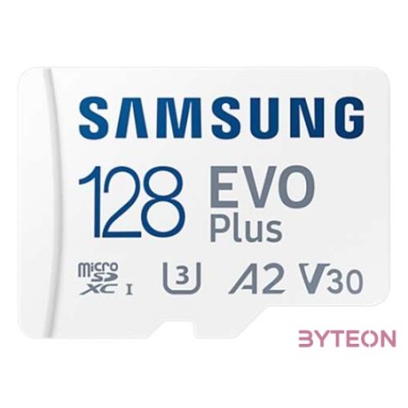 Samsung Evo Plus (2024) 128 GB microSDXC Speicherkarte (160 MB,s, Class 10, U3)