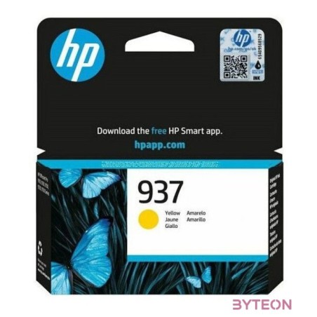 HP 937 , 4S6W4NE Original Druckerpatrone Gelb Instant Ink
