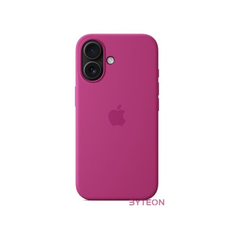 Apple Original iPhone 16 Silikon Case mit MagSafe - Fuchsia