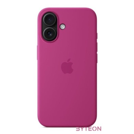 Apple Original iPhone 16 Silikon Case mit MagSafe - Fuchsia