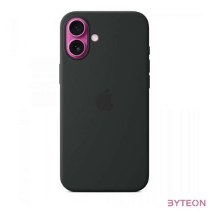 Apple Original iPhone 16 Plus Silikon Case mit MagSafe - Schwarz