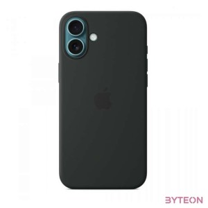 Apple Original iPhone 16 Plus Silikon Case mit MagSafe - Schwarz