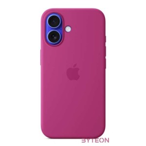 Apple Original iPhone 16 Silikon Case mit MagSafe - Fuchsia