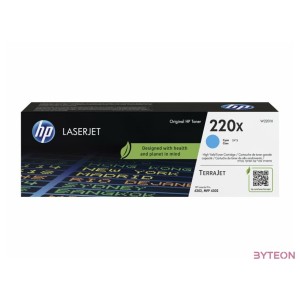 HP 220X , W2201X Original Toner Cyan für ca. 5.500 Seiten