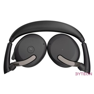 Jabra Evolve2 65 Flex MS Stereo USB Headset schwarz USB-A Wireless-Charging-Pad