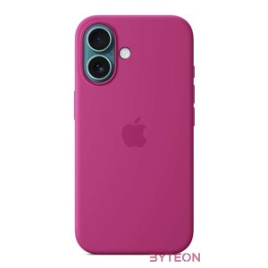 Apple Original iPhone 16 Silikon Case mit MagSafe - Fuchsia