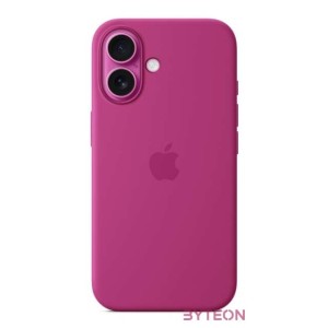 Apple Original iPhone 16 Silikon Case mit MagSafe - Fuchsia