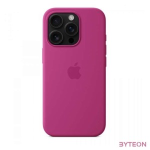 Apple Original iPhone 16 Pro Silikon Case mit MagSafe - Fuchsia