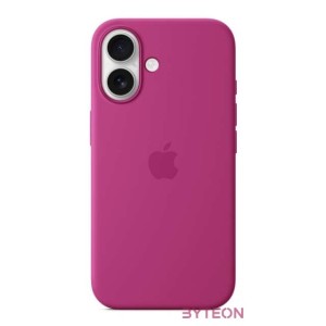 Apple Original iPhone 16 Silikon Case mit MagSafe - Fuchsia