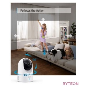 eufy Überwachungskamera 2K Indoor Neigen & Schwenken, 2er Pack