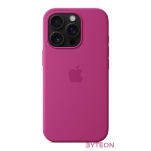 Apple Original iPhone 16 Pro Silikon Case mit MagSafe - Fuchsia