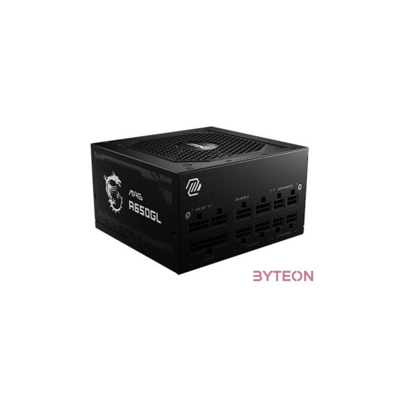 MSI MAG A650GL 650 Watt ATX3.0 80 Gold Netzteil 120mm Lüfter