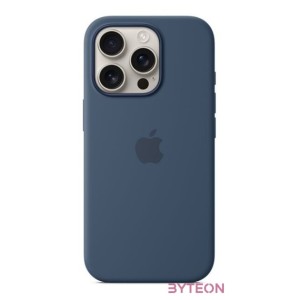 Apple Original iPhone 16 Pro Silikon Case mit MagSafe - Denim