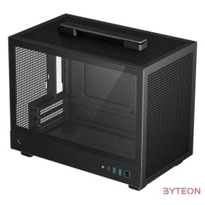 DeepCool CH160 schwarz Mini Tower Gehuse Mini-ITX Glasfenster