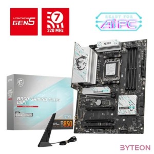 MSI B850 GAMING PLUS WIFI Mainboard AM5 M.2,WIFI7,BT,DP,USB-C