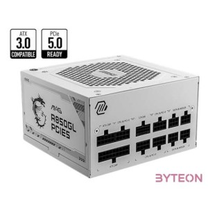MSI MAG A850GL White 850 Watt ATX3.0 80 Gold Netzteil PCIe 5.0 120mm Lüfter
