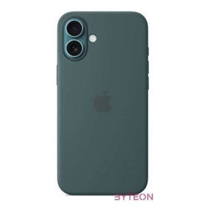 Apple Original iPhone 16 Plus Silikon Case mit MagSafe - Seegrün