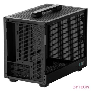 DeepCool CH160 schwarz Mini Tower Gehuse Mini-ITX Glasfenster