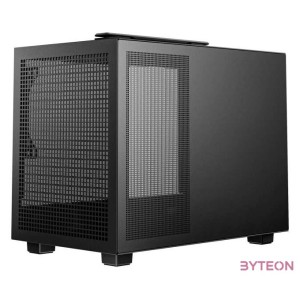 DeepCool CH160 schwarz Mini Tower Gehuse Mini-ITX Glasfenster