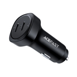 Car Charger Acefast B2, 72W, 2x USB-C (black)