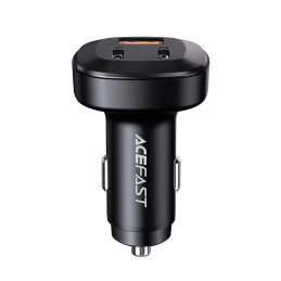 Car Charger Acefast B3, 66W, 2x USB-C + USB (black)