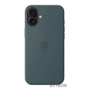 Apple Original iPhone 16 Plus Silikon Case mit MagSafe - Seegrün