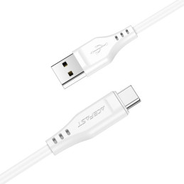 USB to USB-C Acefast C3-04 cable, 1.2m (white)