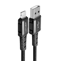 Cable USB to Lightning Acefast C1-02, 1.2m (czarny)