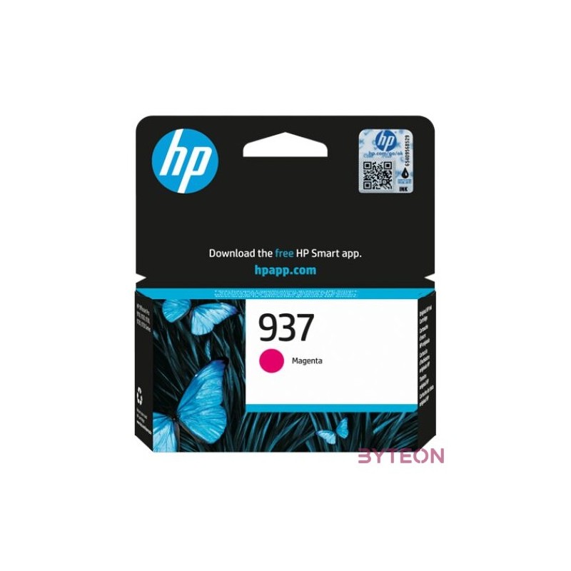 HP 937 , 4S6W3NE Original Druckerpatrone Magenta Instant Ink