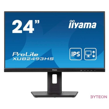 iiyama ProLite XUB2493HS-B6 60,5cm (23,8) Full HD IPS Monitor HDMI,DP Pivot