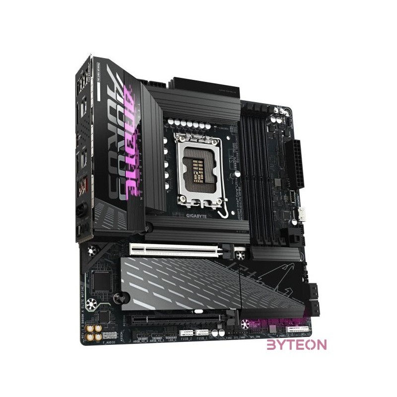 GIGABYTE B860M AORUS ELITE WIFI6E mATX Mainboard Sockel 1851 DP,HDMI