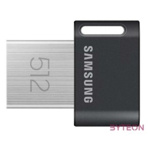 Samsung FIT Plus USB-Stick Typ-A, 512 GB mit Schlüsselring grau
