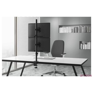 DIGITUS Universal Dual Monitorhalter, Vertikal