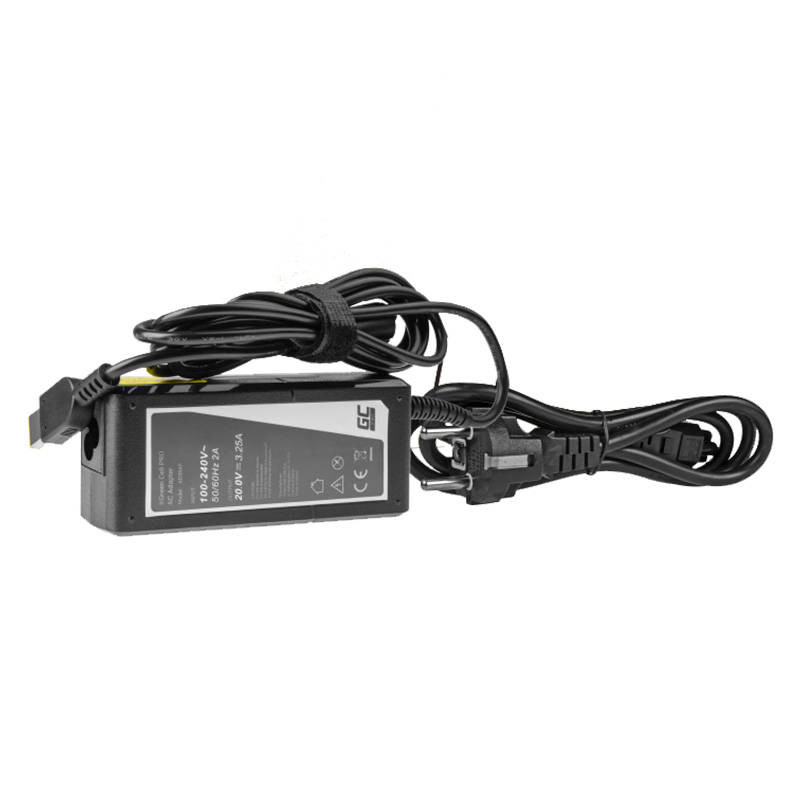 GREENCELL AD38AP Charger for Lenovo 20V 3.25A 65W Slim tip