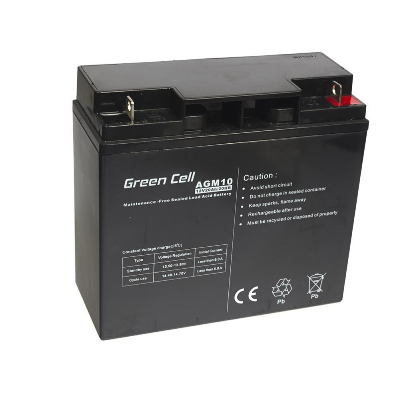 GREEN CELL Battery AGM 12V20AH