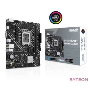 ASUS PRIME H610M-K ARGB mATX Mainboard Sockel 1700 HDMI,VGA