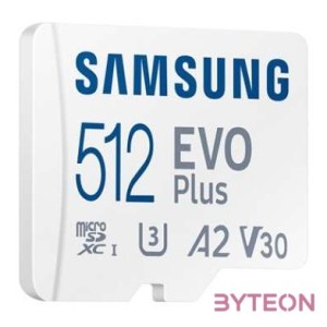 Samsung Evo Plus (2024) 512 GB microSDXC Speicherkarte (160 MB,s, Class 10, U3)