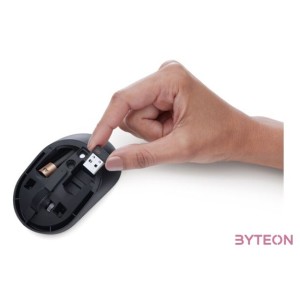 Dell Silent Mouse MS355 Schwarz - Bluetooth, USB-Dongle, 4020 DPI, 3 Tasten, 67g