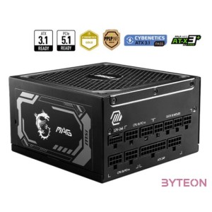 MSI MAG A1250GL PCIE5 1000 Watt ATX3.1 80 Gold Netzteil PCIe 5.1 135mm Lüfter