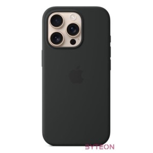 Apple Original iPhone 16 Pro Silikon Case mit MagSafe - Schwarz