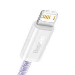 Baseus Dynamic 2 USB - Lightning töltőkábel, 2.4A, 2m (lila)