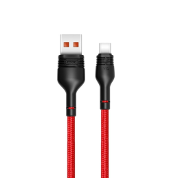 USB to USB-C cable XO NB55 5A, 1m (red)