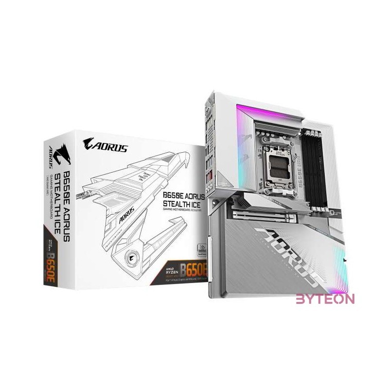 GIGABYTE AORUS B650E STEALTH ICE DDR5 ATX Mainboard Sockel AM5 HDMI,DP