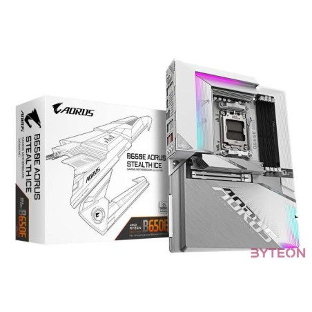 GIGABYTE AORUS B650E STEALTH ICE DDR5 ATX Mainboard Sockel AM5 HDMI,DP