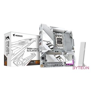 GIGABYTE B850M AORUS ELITE WIFI6E ICE mATX Mainboard Sockel AM5 WIFI6E,DP