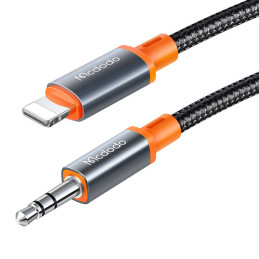 Mcdodo CA-0780 Lightning to 3.5mm AUX mini jack cable, 1.2m (black)