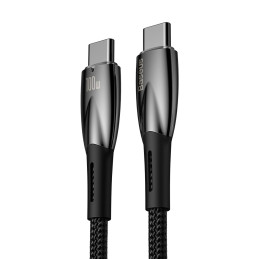 Baseus Glimmer USB-C - USB-C töltőkábel, 100W, 2m (fekete)