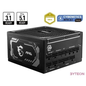 MSI MAG A1250GL PCIE5 1000 Watt ATX3.1 80 Gold Netzteil PCIe 5.1 135mm Lüfter