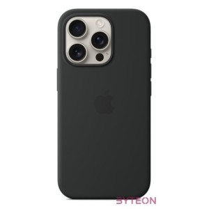 Apple Original iPhone 16 Pro Silikon Case mit MagSafe - Schwarz