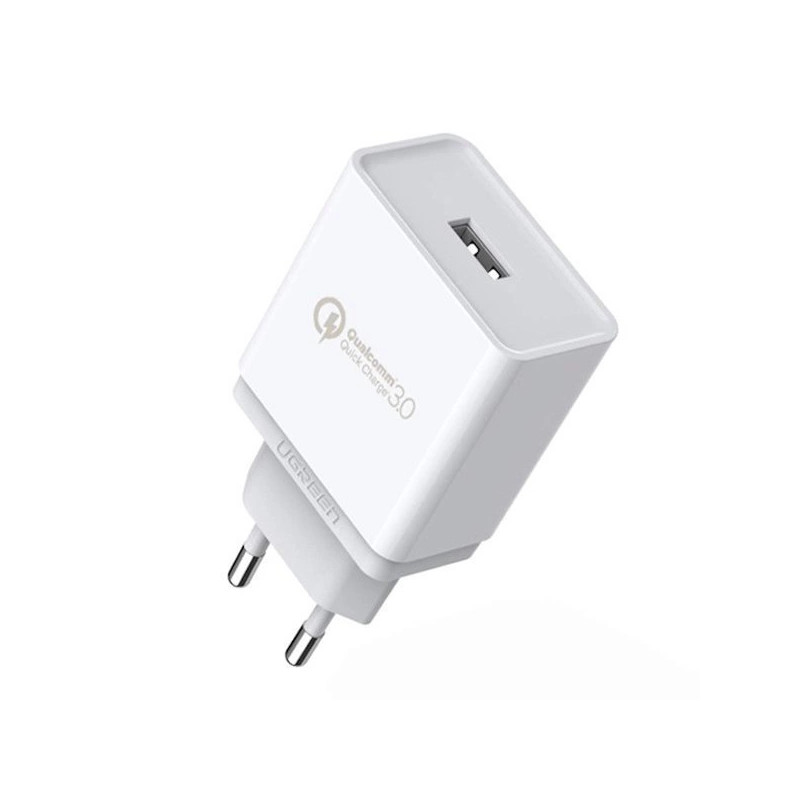 UGREEN CD122 charger, USB-A, QC3.0, 18W (white)